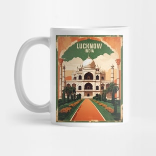 Lucknow India Vintage Tourism Travel Mug